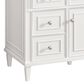 James Martin Vanities Lorelai 48" Single Vanity in Bright White with 3 cm Charcoal Soapstone Quartz Top, , large