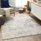 Surya Monaco MOC-2311 5"3" x 7"3" Silver Gray and Cream Area Rug, , large