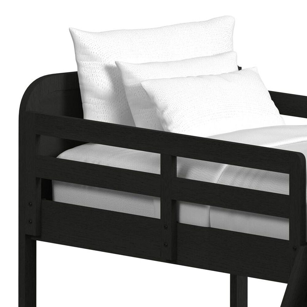 Mayberry Hill Ridgemont Loft Bunk Bed in Black, , large