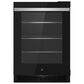 JennAir NOIR 24" Right Swing Under Counter Glass Door Refrigerator in Black, , large
