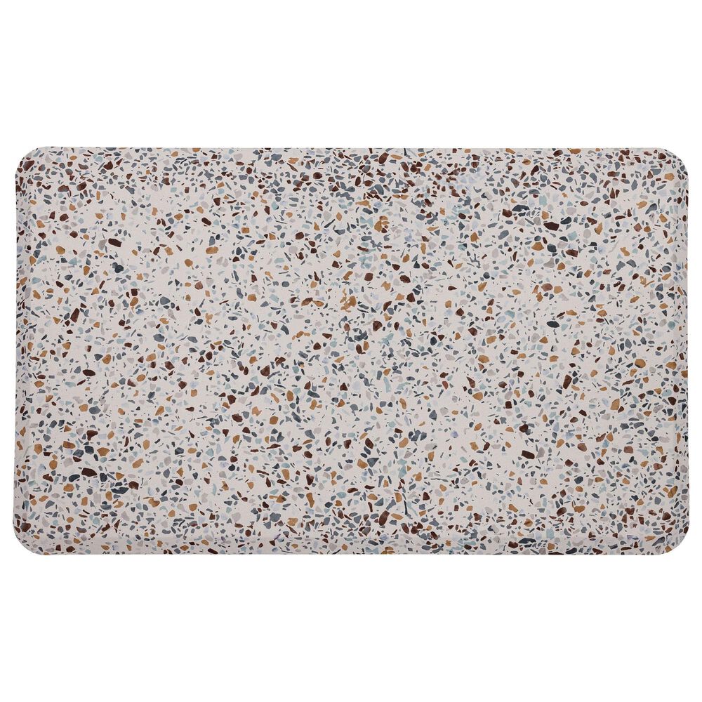 Mohawk Dri-Pro Terrazo Tile 1"6" x 2"6" Cream Door Mat, , large