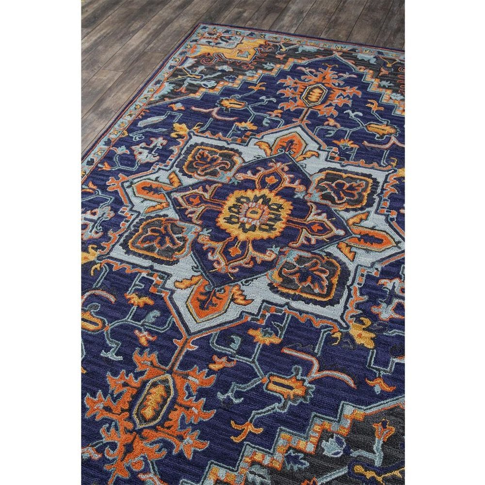 Momeni Ibiza IBI-02 6&#39; x 9&#39; Navy Area Rug, , large