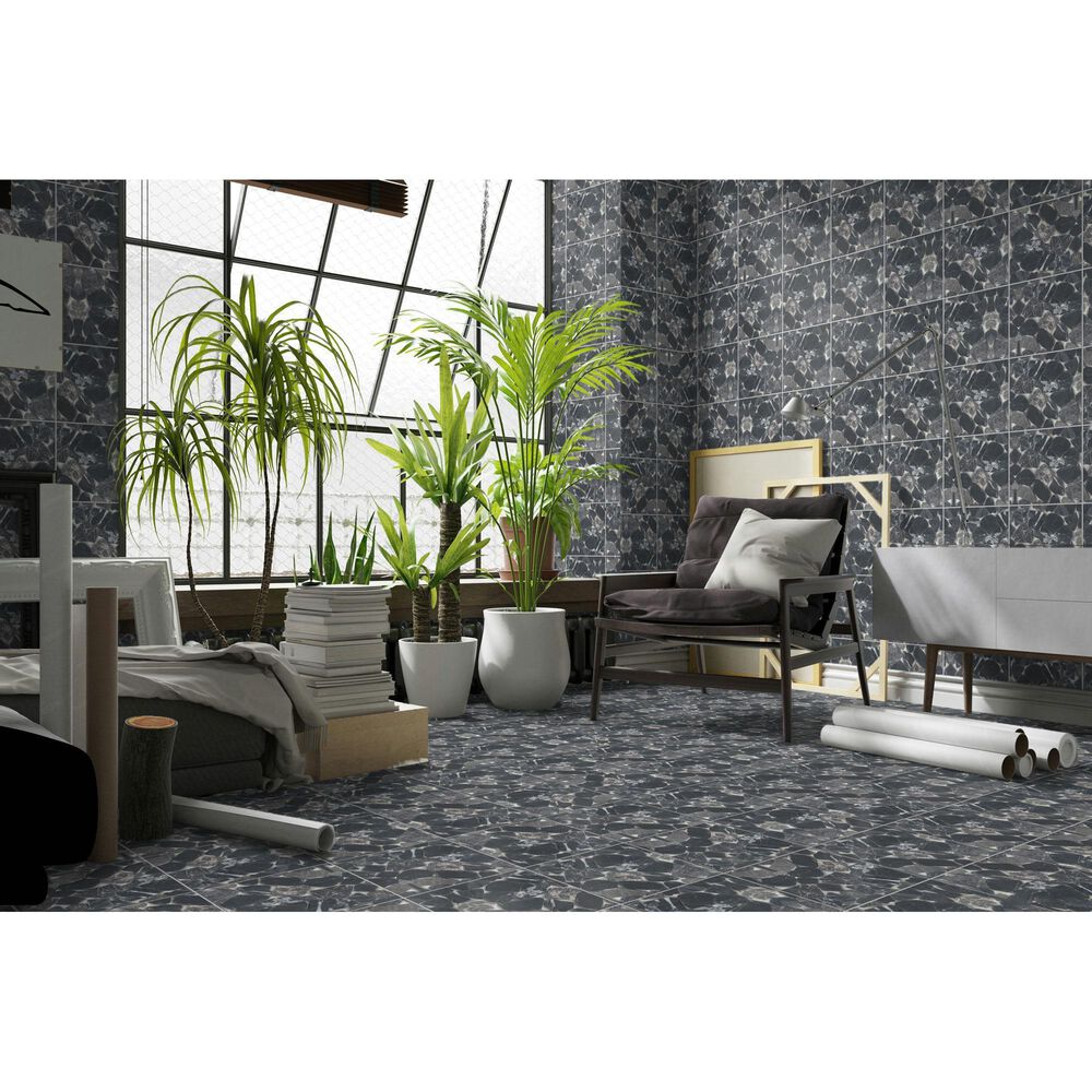 Emser Opuscar Night 12" x 12" Honed Natural Stone Mosaic Sheet, , large