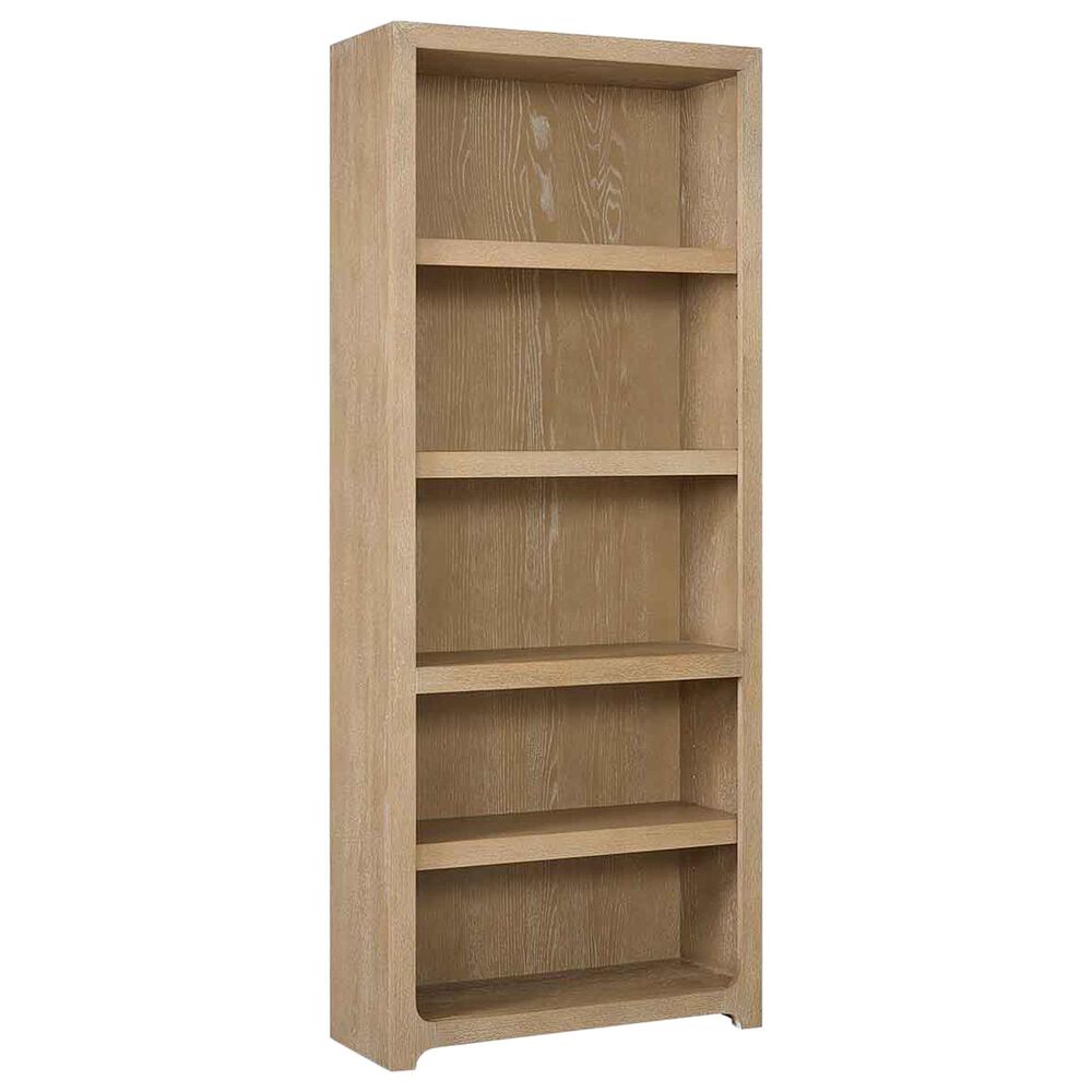 Wycliff Bay Canyon Drive Office 78" Open Bookcase in Natural Oak, , large