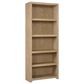 Wycliff Bay Canyon Drive Office 78" Open Bookcase in Natural Oak, , large