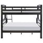 Parkerville Furniture Line Porter Twin over Full Bunk Bed in Black, , large