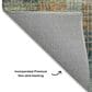 Dalyn Rug Company Trevi 2"3" x 7"6" Green Runner, , large