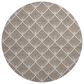 Dalyn Rug Company The Reserve TR9 Brown 8" Round Indoor/Outdoor Area Rug, , large