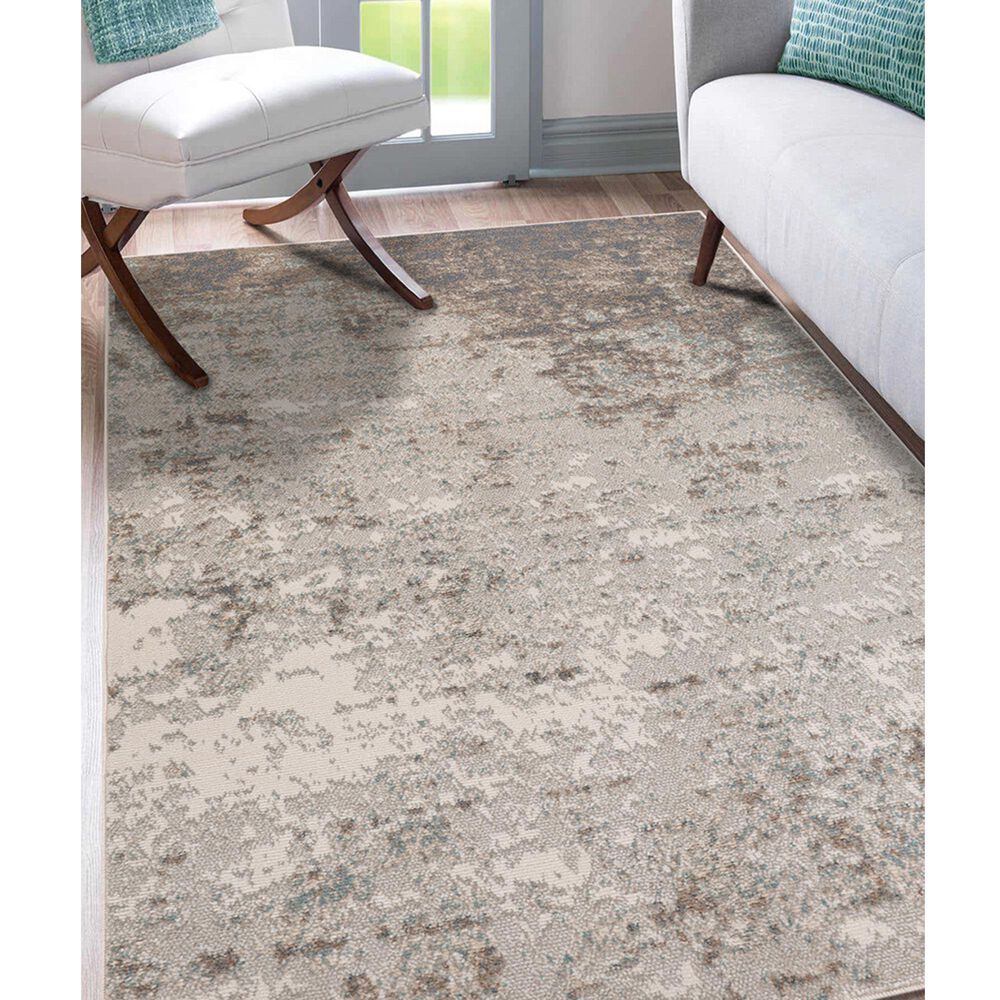 Amer Rugs Alpine 5&#39;3&quot; x 7&#39;6&quot; Gray Area Rug, , large