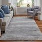 Feizy Cadiz Light Gray 3"1" x 5" Area Rug, , large