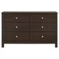 Mayberry Hill Sami 6 Drawer Dresser in Espresso, , large