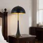 Cal Lighting Orbit Noir Desk Lamp in Dark Bronze and Antique Brass, , large