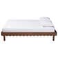 Baxton Studio Orianthe Queen Platform Bed Frame in Walnut Brown, , large