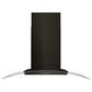 Whirlpool 36" Concave Glass Wall Mount Range Hood in Black Stainless Steel, , large