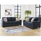 Ashley Aviemore Stationary Loveseat in Ink, , large