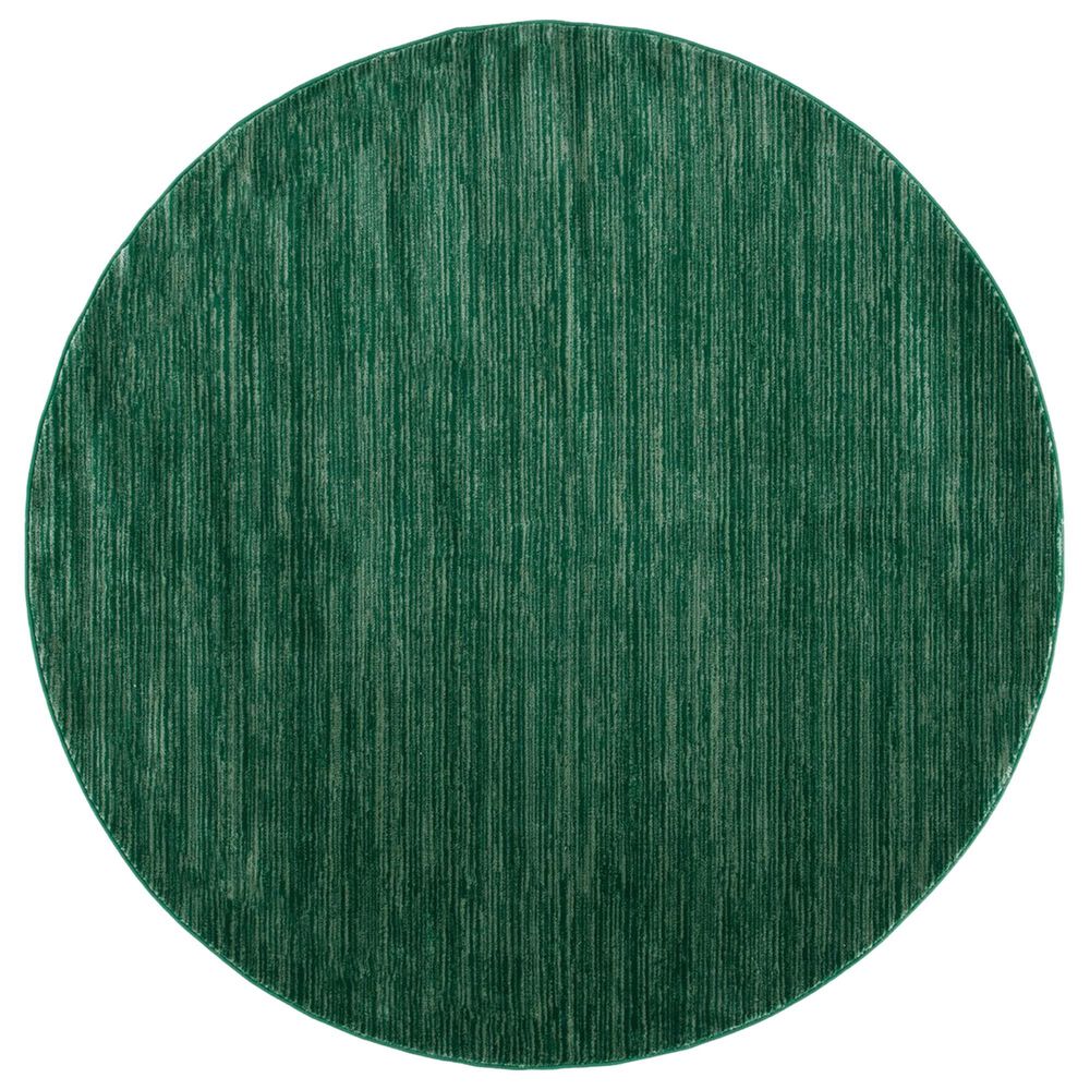 Safavieh Vision 6"7" Round Dark Green Area Rug, , large