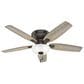 Hunter Kenbridge Low Profile 52" Ceiling Fan with LED Lights in Noble Bronze, , large