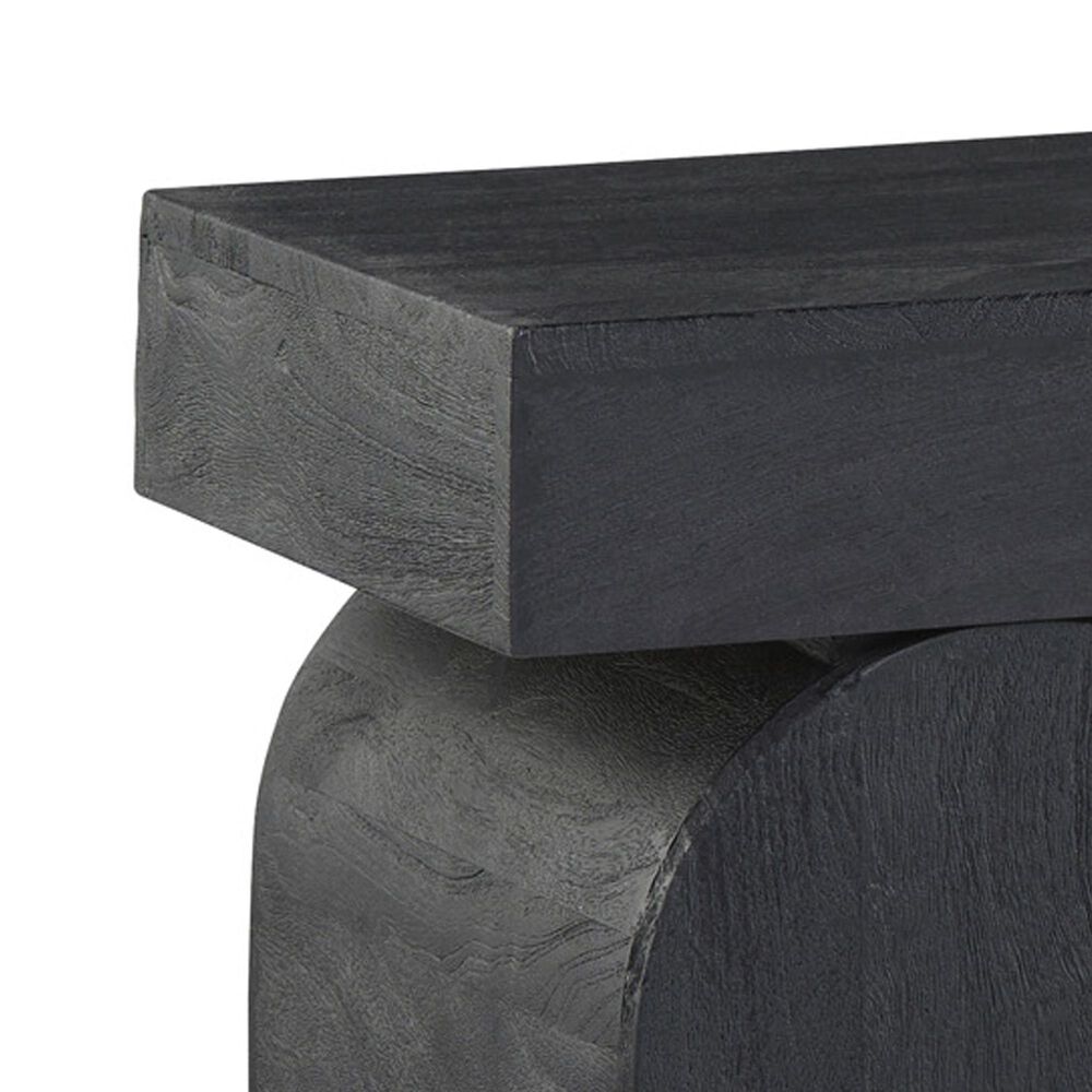 37B Holgrove Accent Bench in Black, , large
