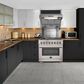 Forno Capriasca 36" Freestanding Dual Fuel Range in Stainless Steel, , large