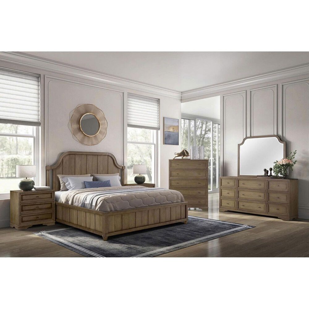 Sterling Timber Tarrington 3-Drawer Nightstand in Almond, , large