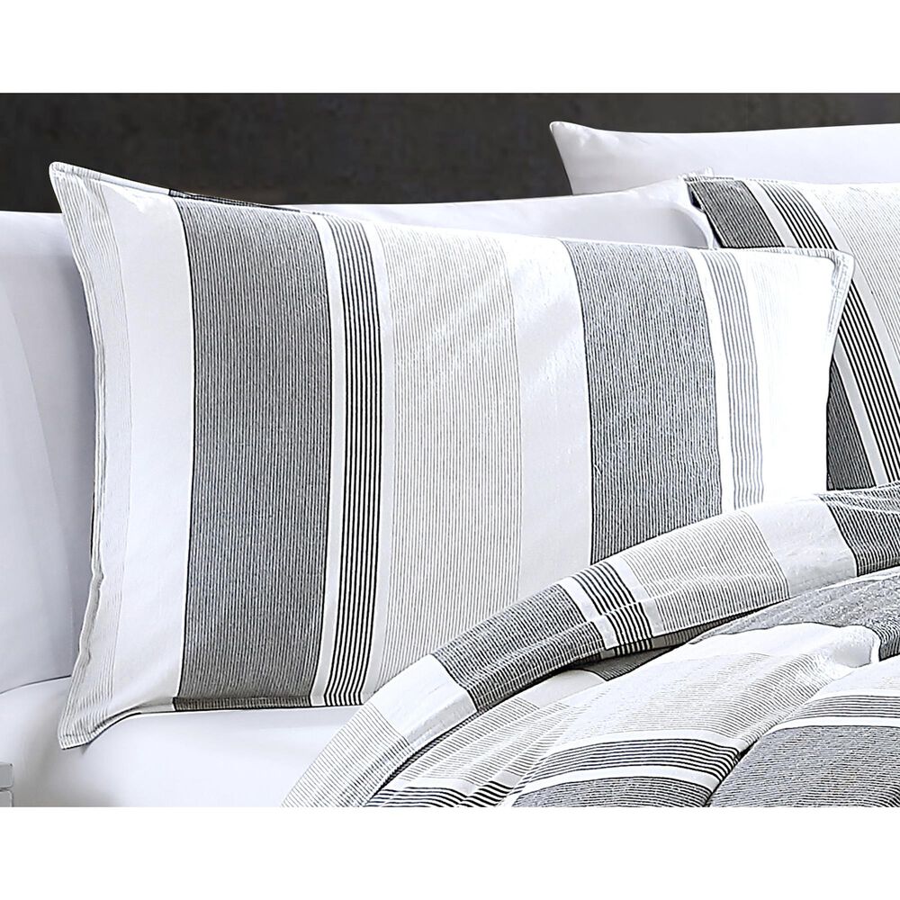 Hallmart Collectibles Vian 3-Piece Queen Comforter Set in Gray and Blue, , large