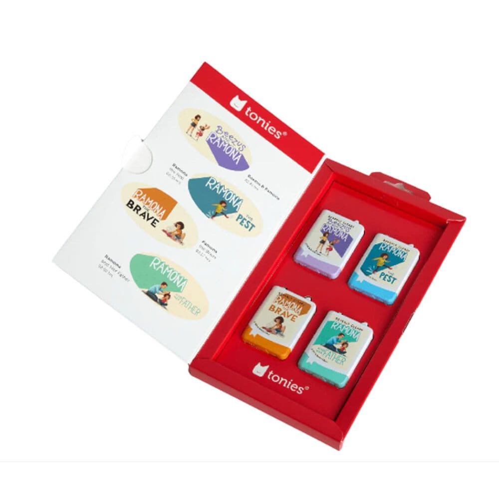 Tonies Ramona Audiobook Learning Toy 4-Pack in Multicolor, , large