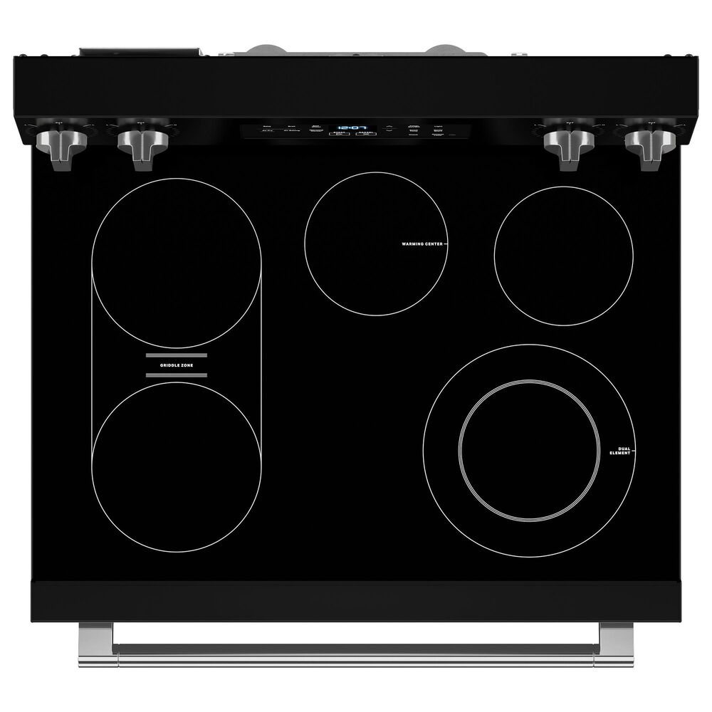 Maytag 5.3 Cu. Ft. Freestanding Electric Range with No Preheat Air Fry and Air Baking in Black, , large