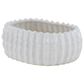 Maple and Jade 6" x 17" Oval Farmhouse Planter in White (Set of 3), , large