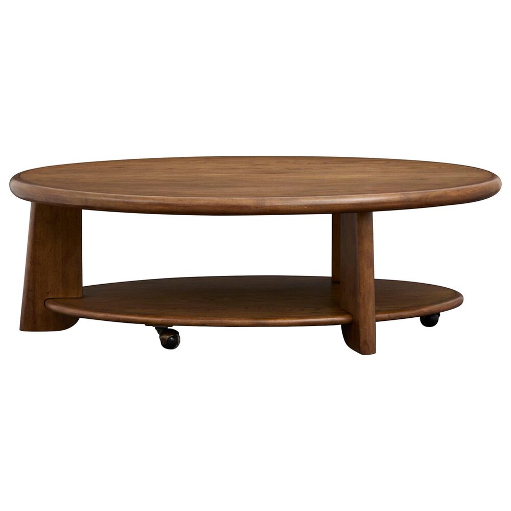 Nicolette Home Tanner Cocktail Table with Casters in Tawny Brown, , large