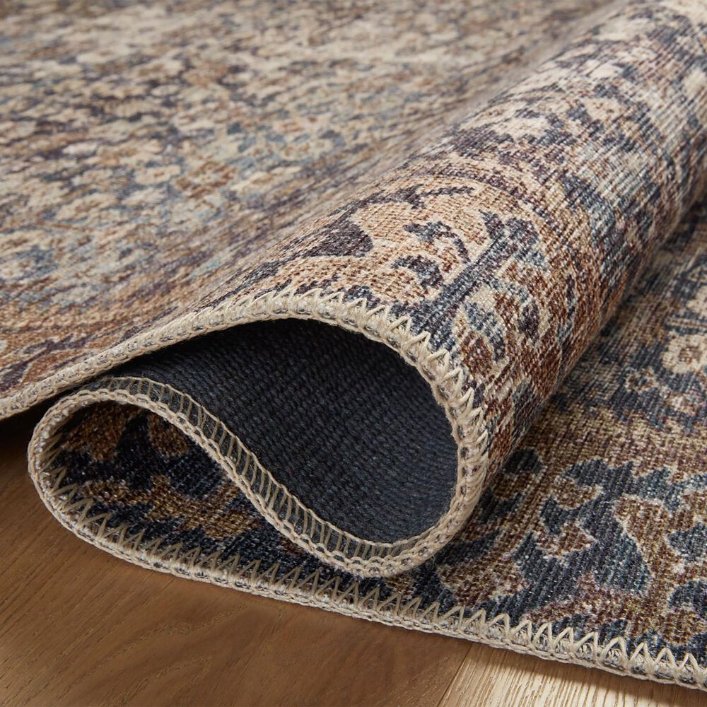 Amber Lewis x Loloi Georgie 2&#39; x 5&#39; Denim and Spice Runner, , large