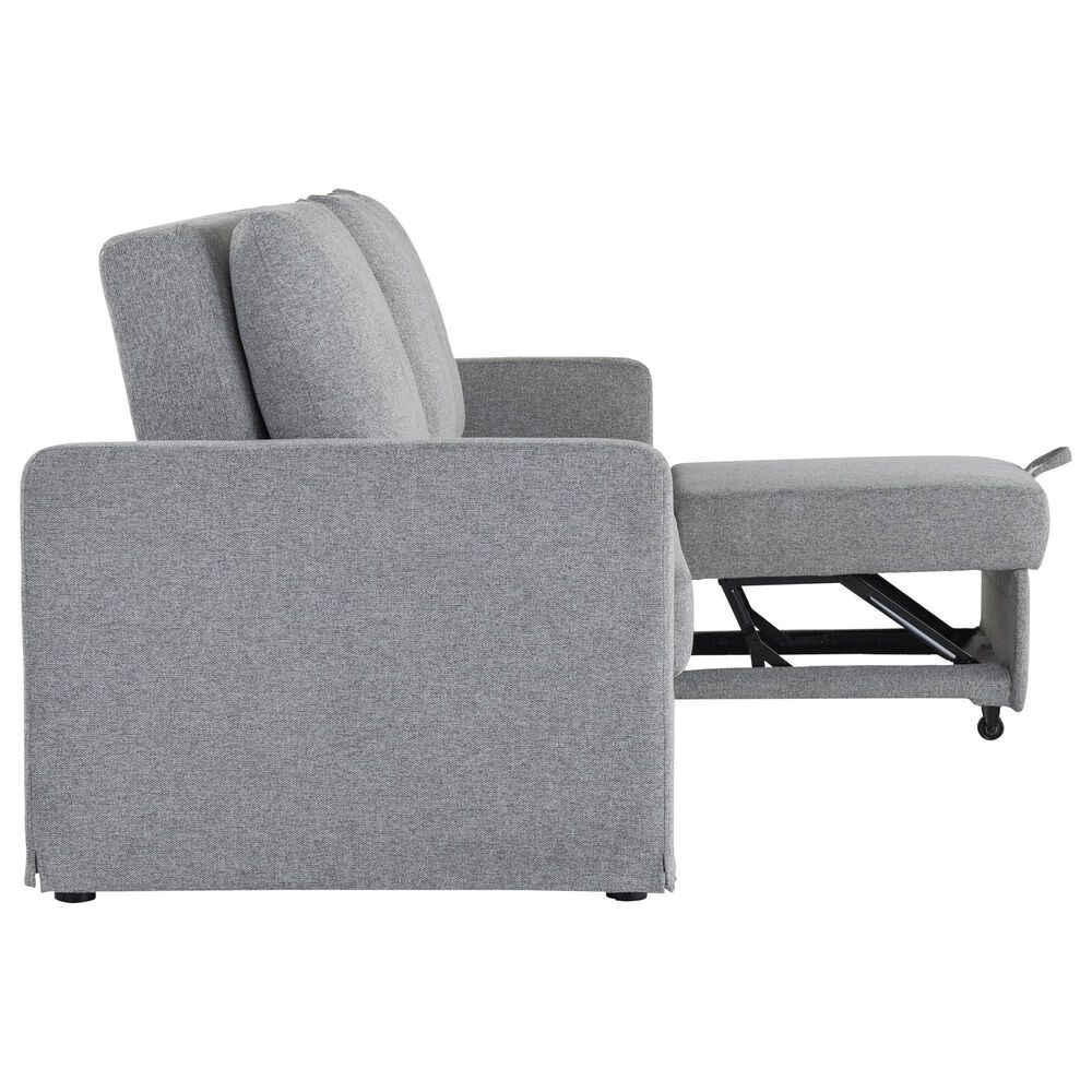 Lifestyle Solutions Mia Convertible Sofa in Light Gray, , large