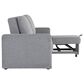 Lifestyle Solutions Mia Convertible Sofa in Light Gray, , large