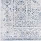 Surya Aisha AIS-2318 7"10" x 10"2" Charcoal, Gray, Off-White and Dark Blue Area Rug, , large