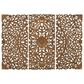 Maple and Jade 48" x 16" Traditional Wall Decor in Cinnamon Brown, , large