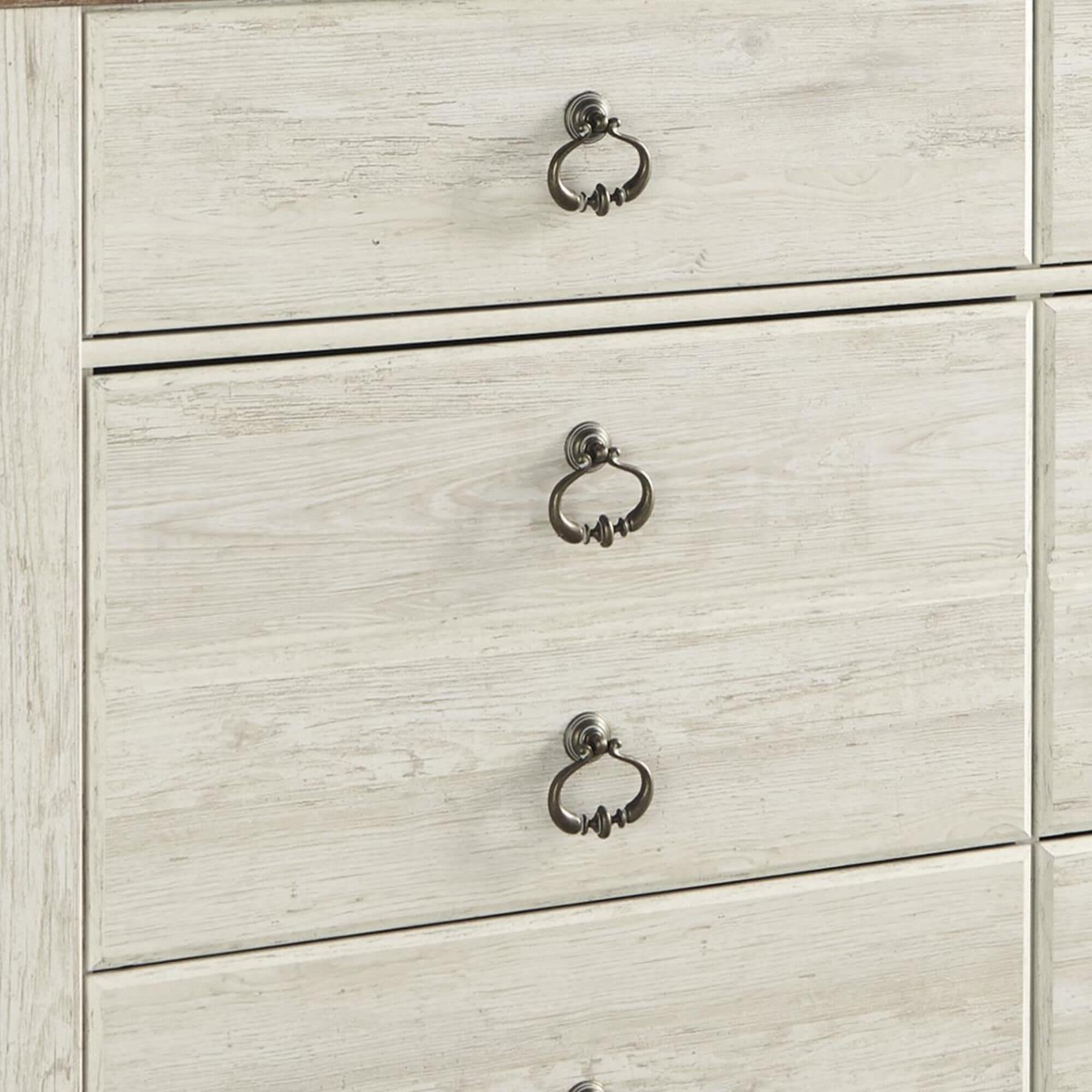 Signature Design by Ashley Willowton 6 Drawer Dresser and Mirror