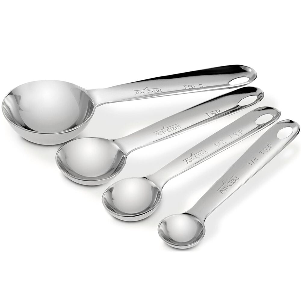 All-Clad Stainless Steel Measuring Spoon Set, , large