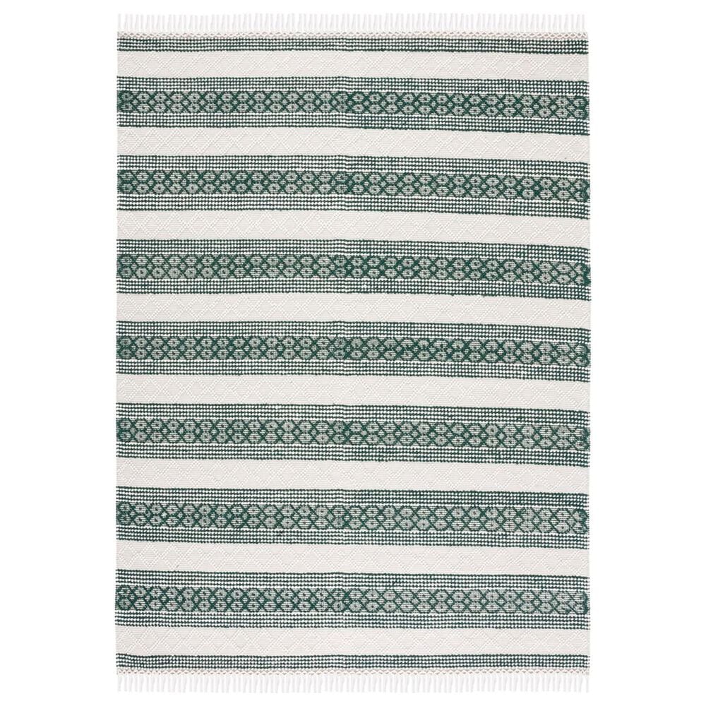 Safavieh Natura NAT859Y 8" x 10" Ivory and Green Area Rug, , large