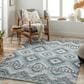 Surya Alyssa 8" x 10" Slate, Brown, Ivory and Blue Area Rug, , large