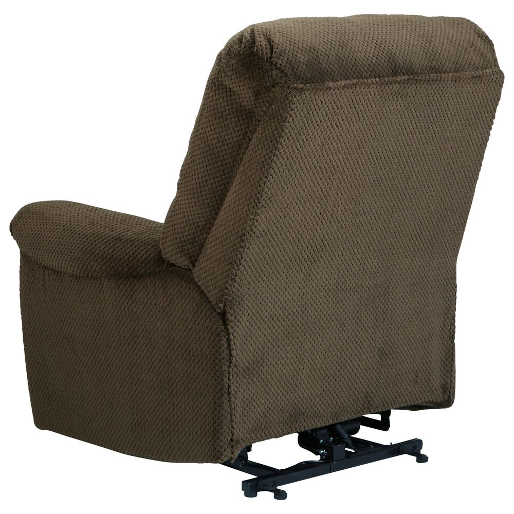 Signature Design by Ashley Shadowboxer Power Lift Recliner in Chocolate, , large