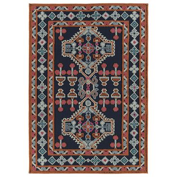 Kaleen Rugs Warwick 2"6" x 8" Navy Runner, , large