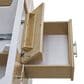 James Martin Vanities Olena 48" Single Vanity in Light Mappa Burl and Polished White with 3 cm White Zeus Quartz Top, , large