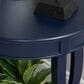 Linon Home Decor Rainbow Side Table in Navy Blue, , large