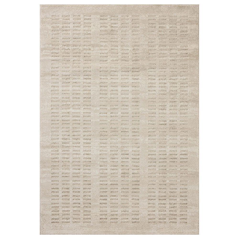 Amber Lewis x Loloi Monty 9"2" x 13" Ivory and Beige Area Rug, , large
