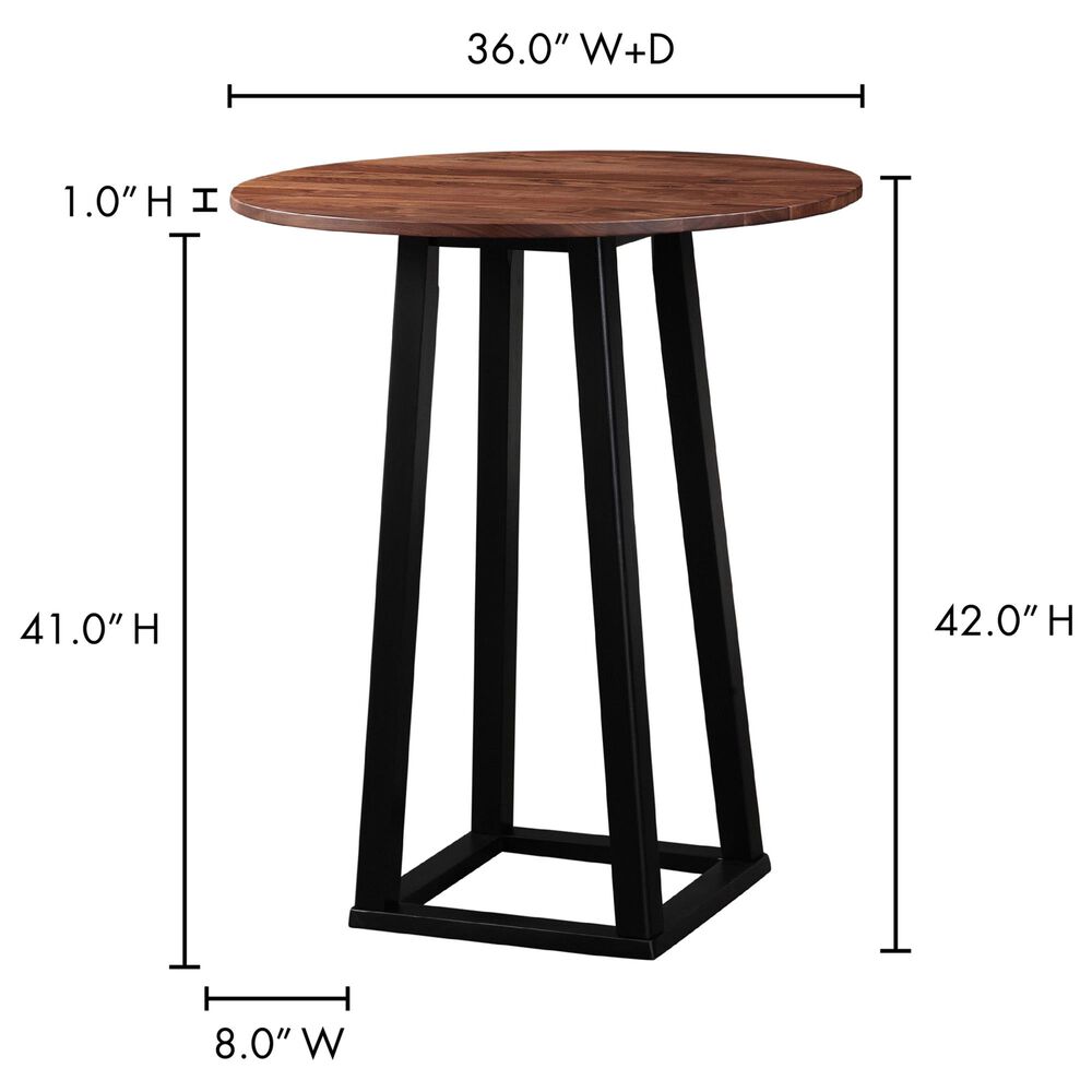 Moe&#39;s Home Collection Tri-Mesa Bar Table in Brown, , large