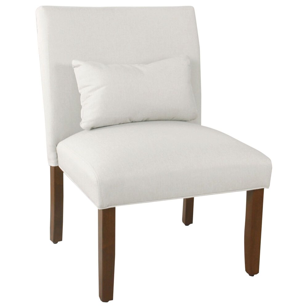 Kinfine HomePop Accent Chair in Cream, , large