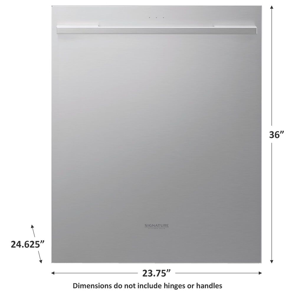 Signature Kitchen Suite 24&quot; Built-In Dishwasher with PowerSteam in Satin Stainless Steel, , large
