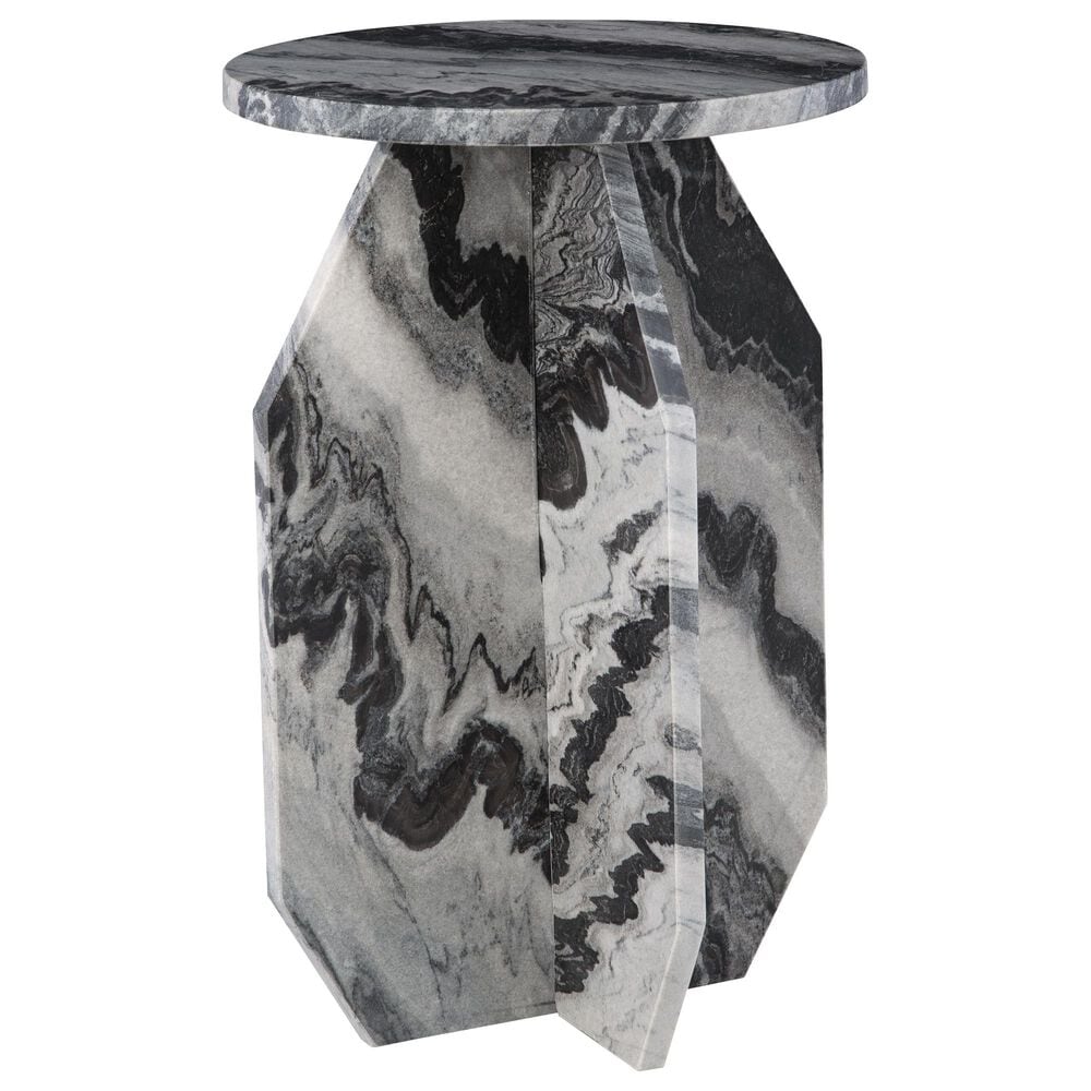 Ashley Wrenlane Accent End Table in White, Gray, Taupe and Black, , large