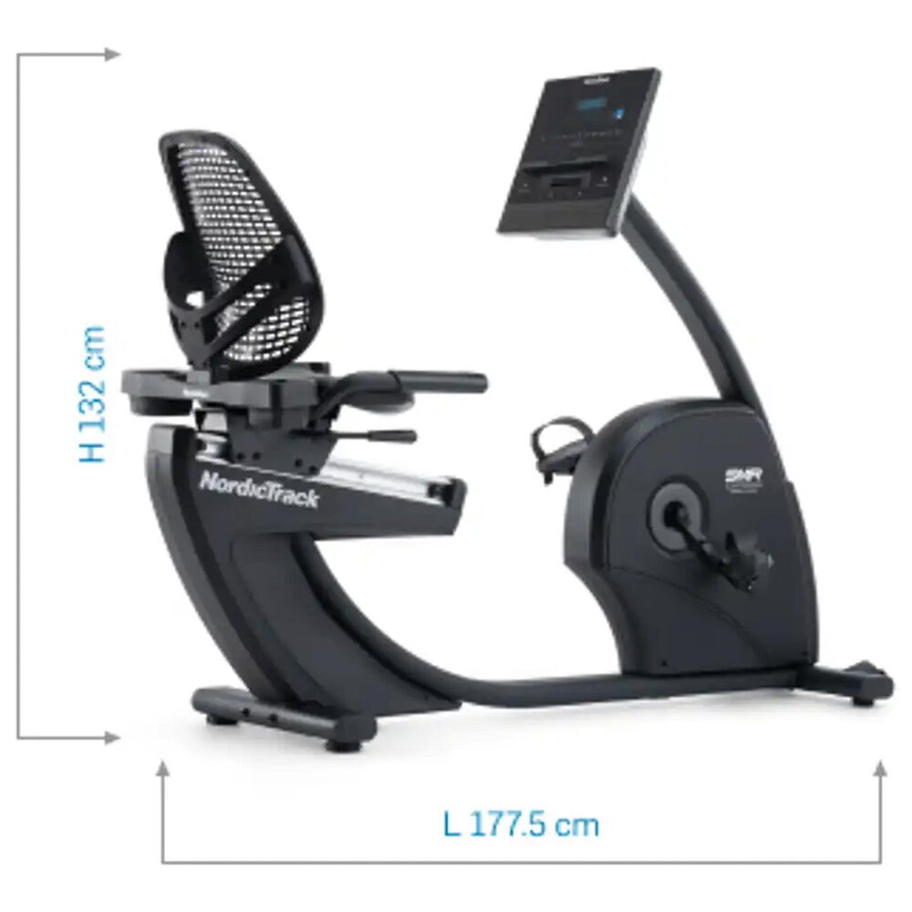 NordicTrack G LE Recumbent Exercise Bike in Black, , large