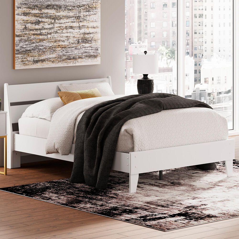 Ashley Socalle Full Panel Platform Bed in Two-tone, , large