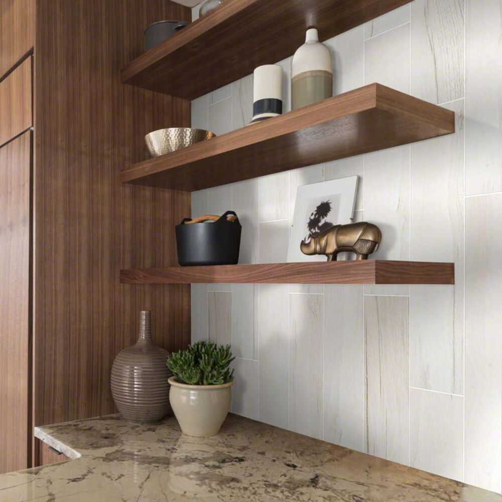 Shaw Voyage White 6&quot; x 24&quot; Porcelain Tile, , large